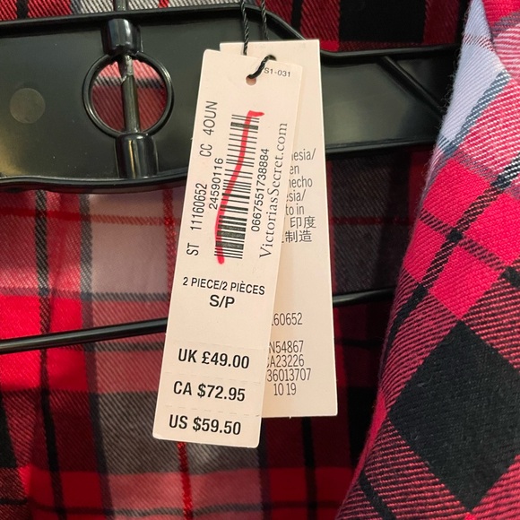 Victoria Secret Plaid Pajamas - Picture 3 of 9